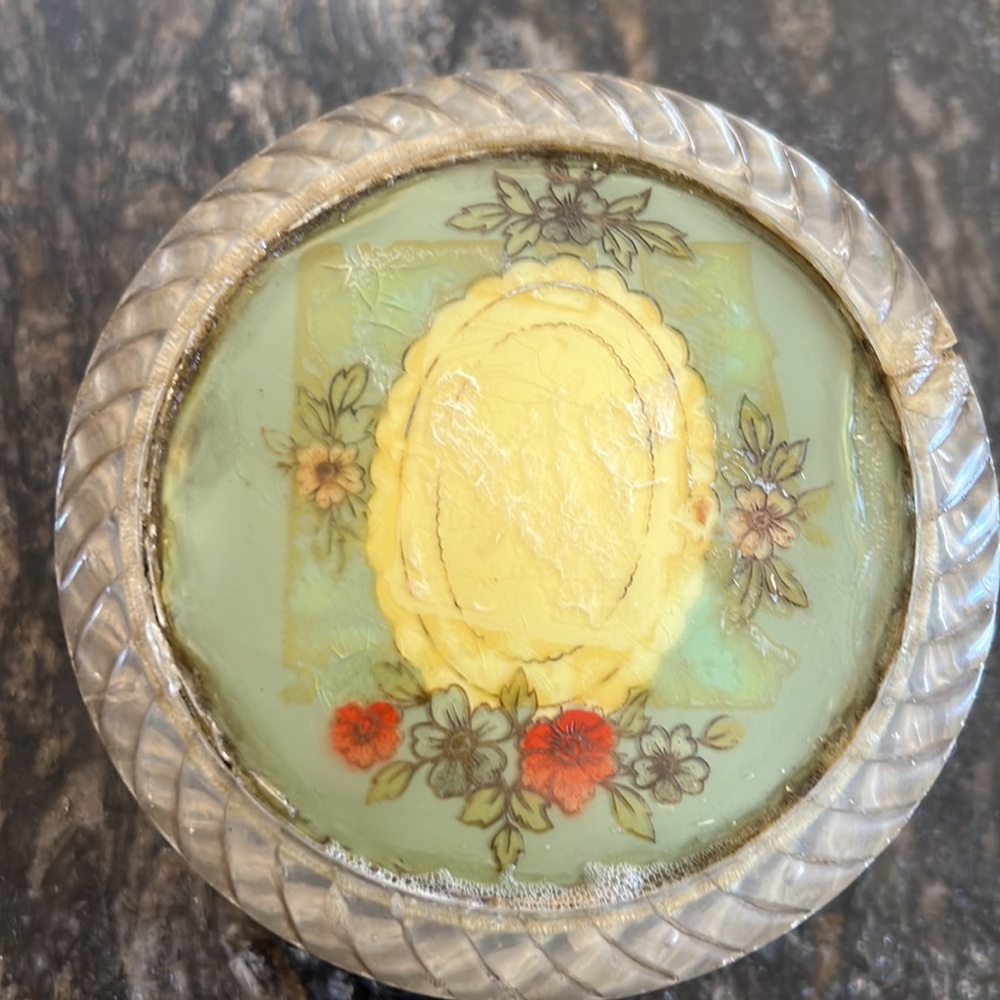 Powder jar from the 40s - Picture 2 of 2